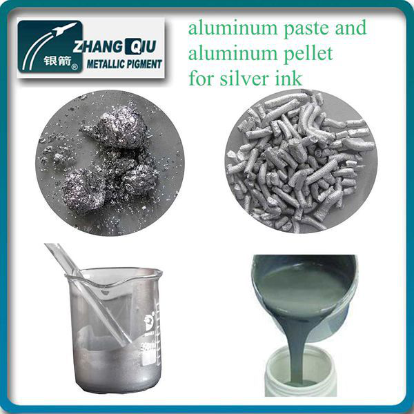 Aluminum pigment specialized for ink