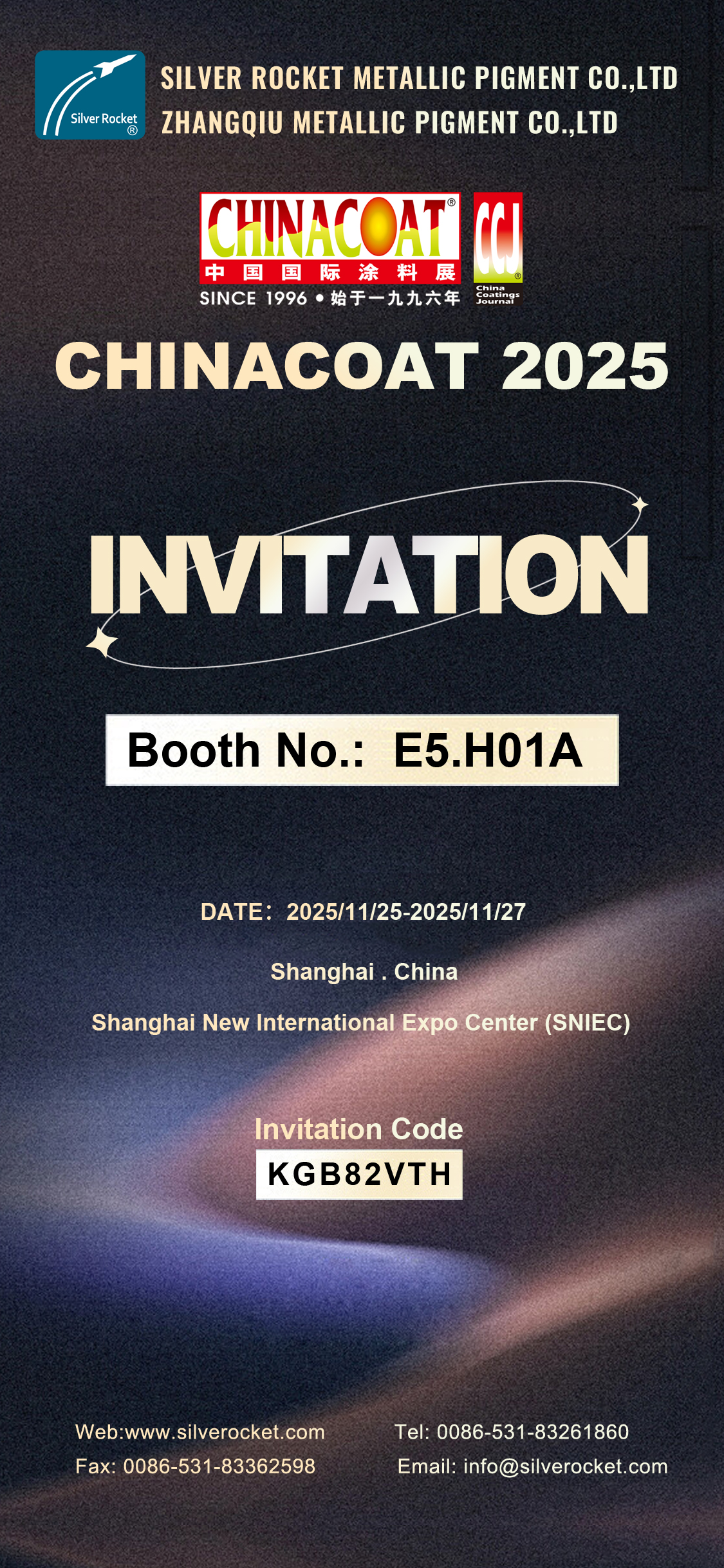 ZHANGQIU METALLIC PIGMENT to Exhibit at CHINACOAT 2025